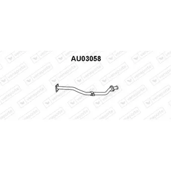 Tuyau d'échappement VENEPORTE AU03058