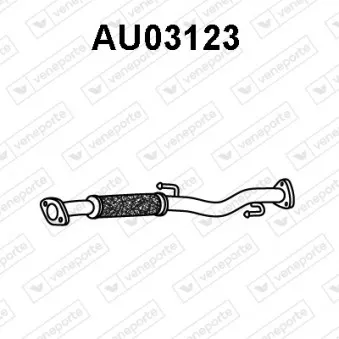 Tuyau d'échappement VENEPORTE [AU03123]