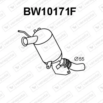 VENEPORTE BW10171F - Filtre à particules / à suie, échappement