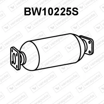 VENEPORTE BW10225S - Filtre à particules / à suie, échappement
