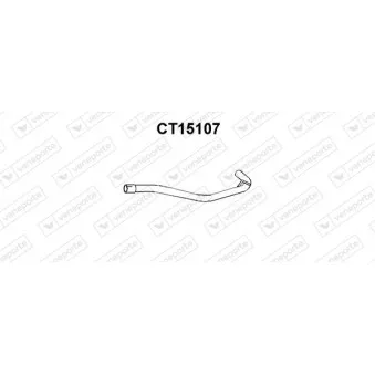 VENEPORTE CT15107 - Tuyau d'échappement