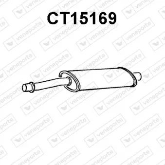 Silencieux avant VENEPORTE OEM 171751