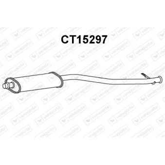 Silencieux avant VENEPORTE OEM 1717G2