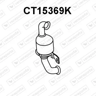 Catalyseur VENEPORTE CT15369K pour CITROEN C5 1.6 HDI - 109cv