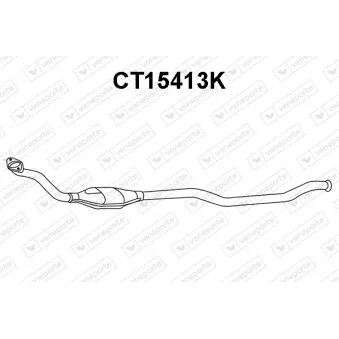 Catalyseur VENEPORTE OEM 1705N8