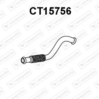 VENEPORTE CT15756 - Tuyau d'échappement