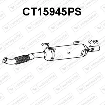 Catalyseur SCR VENEPORTE CT15945PS