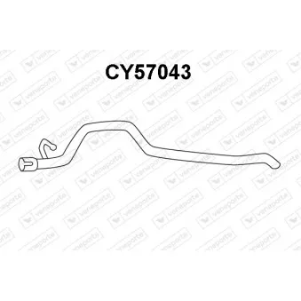 VENEPORTE CY57043 - Tuyau d'échappement