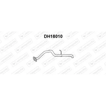 Tuyau d'échappement VENEPORTE DH18010