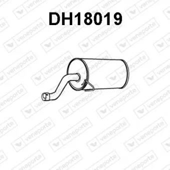 VENEPORTE DH18019 - Silencieux arrière