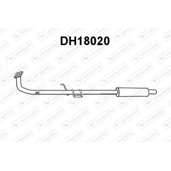 Silencieux avant VENEPORTE DH18020