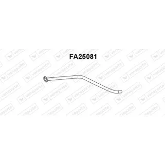 Tuyau d'échappement VENEPORTE FA25081