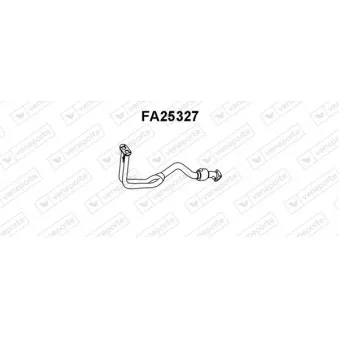 Tuyau d'échappement VENEPORTE FA25327