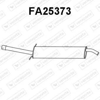 Silencieux avant VENEPORTE OEM 46519641