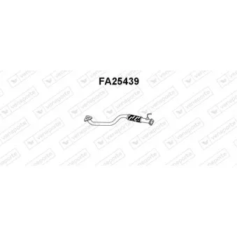 Tuyau d'échappement VENEPORTE FA25439