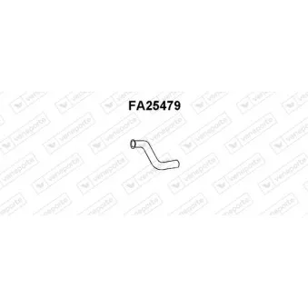 VENEPORTE FA25479 - Tuyau d'échappement