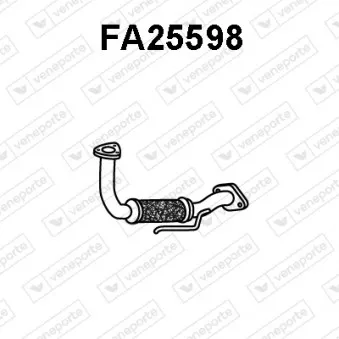 Tuyau d'échappement VENEPORTE FA25598