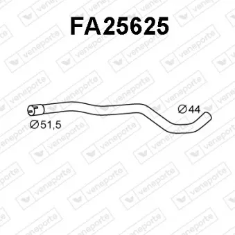 Tuyau d'échappement BOSAL 750-125