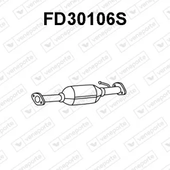 Filtre à particules / à suie, échappement VENEPORTE OEM 1683774