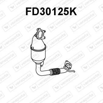 Catalyseur VENEPORTE FD30125K pour FORD FIESTA 1.4 TDCi - 70cv