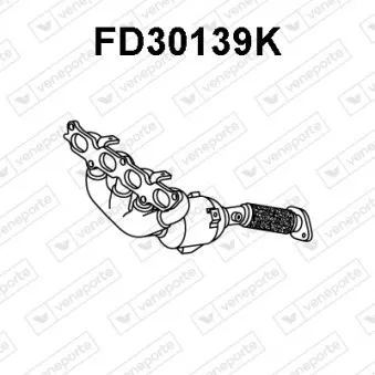 VENEPORTE FD30139K - Catalyseur en coude