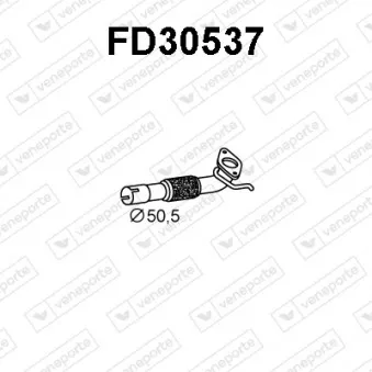 VENEPORTE FD30573 - Tube de réparation, catalyseur