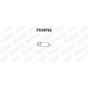 Silencieux avant VENEPORTE OEM 1113732