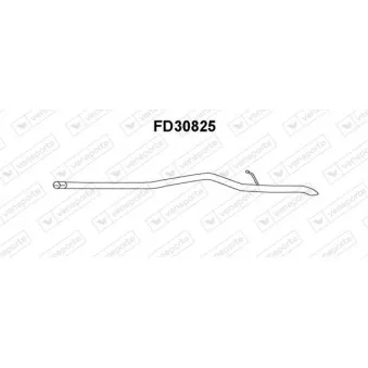 VENEPORTE FD30825 - Tuyau d'échappement