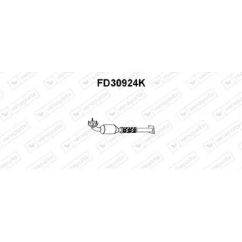 Catalyseur VENEPORTE FD30924K pour FORD FOCUS 1.8 TDCi - 115cv