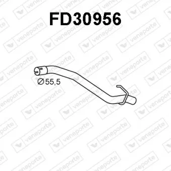 VENEPORTE FD30956 - Tuyau d'échappement