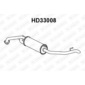 Silencieux arrière VENEPORTE [HD33008]