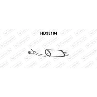 Silencieux arrière VENEPORTE HD33184