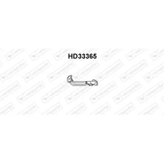 VENEPORTE HD33365 - Tuyau d'échappement