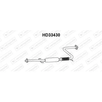 Silencieux avant VENEPORTE OEM 18220SV1A71