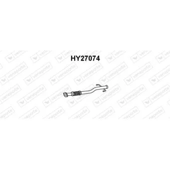 Tuyau d'échappement VENEPORTE OEM 286101C060