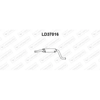 Silencieux central VENEPORTE [LD37016]