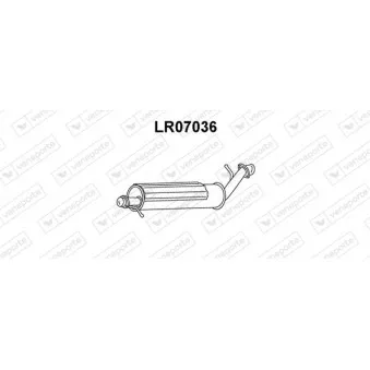 Silencieux avant VENEPORTE OEM ESR3194