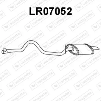 Silencieux arrière VENEPORTE OEM ESR560