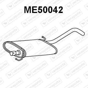 Silencieux arrière VENEPORTE OEM 1634903301