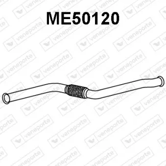 VENEPORTE ME50120 - Tuyau d'échappement