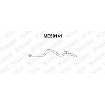 Tuyau d'échappement VENEPORTE ME50141 pour MERCEDES-BENZ SPRINTER 308 D 2.3 - 79cv