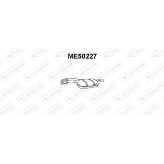 Silencieux central VENEPORTE ME50227