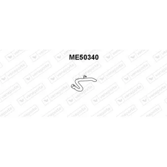 VENEPORTE ME50340 - Tuyau d'échappement