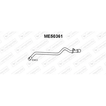 VENEPORTE ME50361 - Tuyau d'échappement