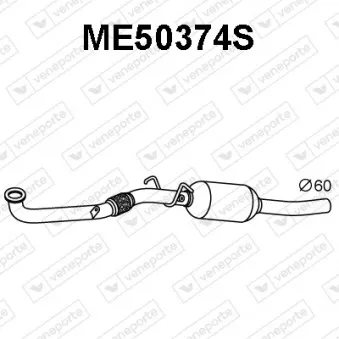 VENEPORTE ME50374S - Filtre à particules / à suie, échappement