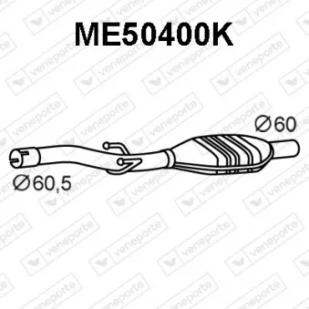 VENEPORTE ME50400K - Catalyseur