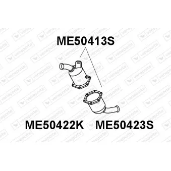 VENEPORTE ME50413S - Filtre à particules / à suie, échappement