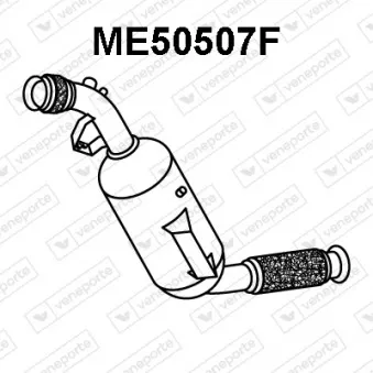 VENEPORTE ME50507F - Filtre à particules / à suie, échappement