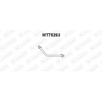 VENEPORTE MT75263 - Tuyau d'échappement