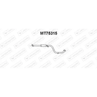 Silencieux avant VENEPORTE OEM MB868179 Silencieux avant VENEPORTE OEM MB868179